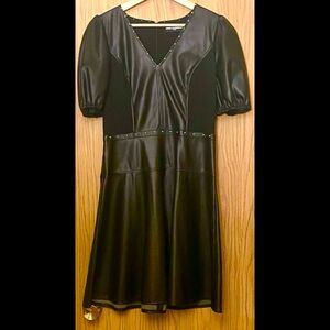 Karl Lagerfeld Black Midi Dress